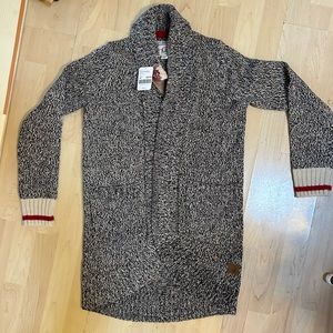 Roots Canada cardigan cabin series